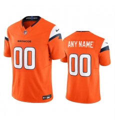 Youth Denver Broncos Active Player Custom Orange 2024 F.U.S.E. Vapor Limited Football Stitched Jersey