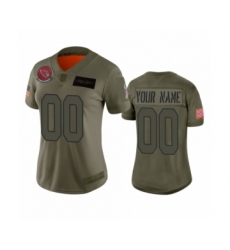 Women's Arizona Cardinals Customized Camo 2019 Salute to Service Limited Jersey