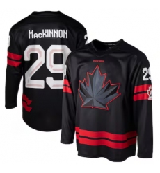 Men's Nathan MacKinnon #29 Black Hockey Canada 2026 Replica Jersey