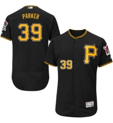 Men's Majestic Pittsburgh Pirates #39 Dave Parker Black Alternate Flex Base Authentic Collection MLB Jersey