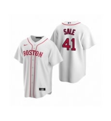 Women's Boston Red Sox #41 Chris Sale Nike White Replica Alternate Jersey