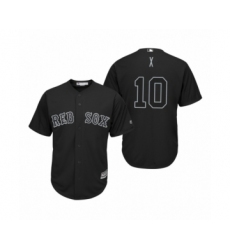 Women's Boston Red Sox #10 David Price X Black 2019 Players Weekend Replica Jersey