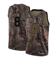 Women's Nike Portland Trail Blazers #8 Al-Farouq Aminu Swingman Camo Realtree Collection NBA Jersey