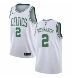Youth Nike Boston Celtics #2 Red Auerbach Authentic White NBA Jersey - Association Edition