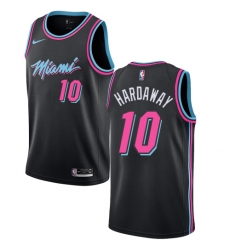 Men's Nike Miami Heat #10 Tim Hardaway Swingman Black NBA Jersey - City Edition
