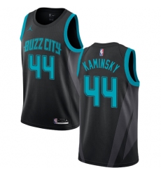 Women's Nike Jordan Charlotte Hornets #44 Frank Kaminsky Swingman Black NBA Jersey - 2018 19 City Edition