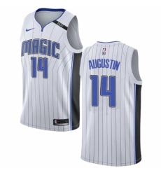 Women's Nike Orlando Magic #14 D.J. Augustin Authentic NBA Jersey - Association Edition