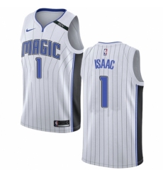 Women's Nike Orlando Magic #1 Jonathan Isaac Authentic NBA Jersey - Association Edition