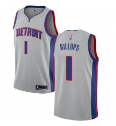 Youth Nike Detroit Pistons #1 Chauncey Billups Swingman Silver NBA Jersey Statement Edition