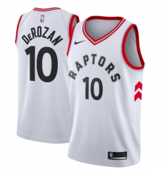 Women's Nike Toronto Raptors #10 DeMar DeRozan Swingman White NBA Jersey - Association Edition