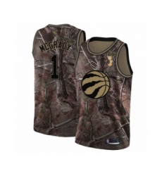 Women's Toronto Raptors #1 Tracy Mcgrady Swingman Camo Realtree Collection 2019 Basketball Finals Champions Jersey