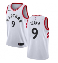 Women's Nike Toronto Raptors #9 Serge Ibaka Swingman White NBA Jersey - Association Edition