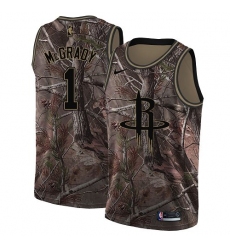 Women's Nike Houston Rockets #1 Tracy McGrady Swingman Camo Realtree Collection NBA Jersey