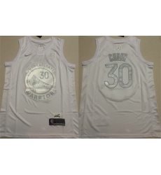 Men's Golden State Warriors #30 Stephen Curry White Stitched Basketball Jersey