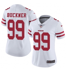 Women's Nike San Francisco 49ers #99 DeForest Buckner White Vapor Untouchable Limited Player NFL Jersey