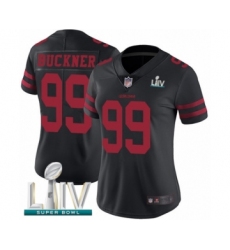 Women's San Francisco 49ers #99 DeForest Buckner Black Alternate Vapor Untouchable Limited Player Super Bowl LIV Bound Football Jersey