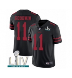 Youth San Francisco 49ers #11 Marquise Goodwin Black Vapor Untouchable Limited Player Super Bowl LIV Bound Football Jersey