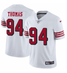 Youth Nike San Francisco 49ers #94 Solomon Thomas Limited White Rush Vapor Untouchable NFL Jersey