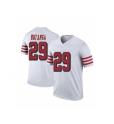 Men's San Francisco 49ers #29 Talanoa Hufanga White Stitched Jersey