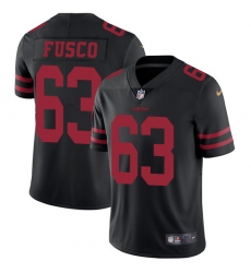 Youth Nike San Francisco 49ers #63 Brandon Fusco Black Vapor Untouchable Limited Player NFL Jersey