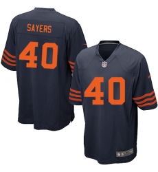 Men's Nike Chicago Bears #40 Gale Sayers Game Navy Blue Alternate NFL Jersey