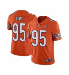 Men's Chicago Bears #95 Richard Dent Orange Alternate 100th Season Limited Football Jersey
