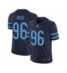 Youth Chicago Bears #96 Akiem Hicks Limited Navy Blue City Edition Football Jersey