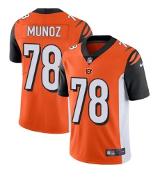 Youth Nike Cincinnati Bengals #78 Anthony Munoz Vapor Untouchable Limited Orange Alternate NFL Jersey