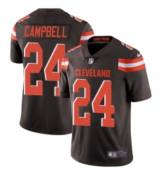 Youth Nike Cleveland Browns #24 Ibraheim Campbell Brown Team Color Vapor Untouchable Limited Player NFL Jersey