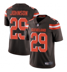 Youth Nike Cleveland Browns #29 Duke Johnson Brown Team Color Vapor Untouchable Limited Player NFL Jersey