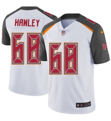 Men's Nike Tampa Bay Buccaneers #68 Joe Hawley White Vapor Untouchable Limited Player NFL Jersey