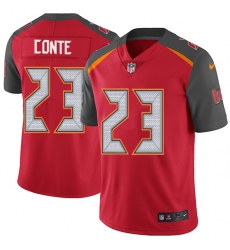 Men's Nike Tampa Bay Buccaneers #23 Chris Conte Red Team Color Vapor Untouchable Limited Player NFL Jersey