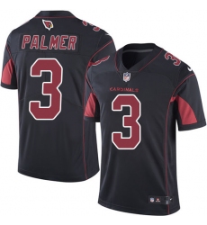 Men's Nike Arizona Cardinals #3 Carson Palmer Elite Black Rush Vapor Untouchable NFL Jersey