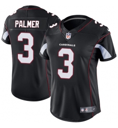 Women's Nike Arizona Cardinals #3 Carson Palmer Black Alternate Vapor Untouchable Limited Player NFL Jersey