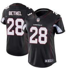 Women's Nike Arizona Cardinals #28 Justin Bethel Black Alternate Vapor Untouchable Limited Player NFL Jersey