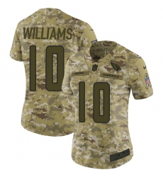 Women's Nike Arizona Cardinals #10 Chad Williams Limited Camo 2018 Salute to Service NFL Jersey