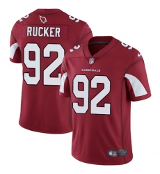 Men's Nike Arizona Cardinals #92 Frostee Rucker Red Team Color Vapor Untouchable Limited Player NFL Jersey