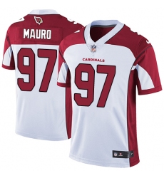 Men's Nike Arizona Cardinals #97 Josh Mauro White Vapor Untouchable Limited Player NFL Jersey