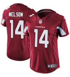 Women's Nike Arizona Cardinals #14 J.J. Nelson Red Team Color Vapor Untouchable Limited Player NFL Jersey