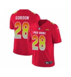 Youth Nike Los Angeles Chargers #28 Melvin Gordon Limited Red AFC 2019 Pro Bowl NFL Jersey