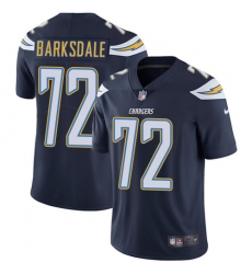 Youth Nike Los Angeles Chargers #72 Joe Barksdale Navy Blue Team Color Vapor Untouchable Limited Player NFL Jersey