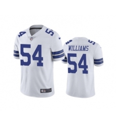 Men's Dallas Cowboys #54 Sam Williams White Vapor Limited Stitched Jersey
