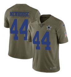 Youth Nike Dallas Cowboys #44 Robert Newhouse Limited Olive 2017 Salute to Service NFL Jersey