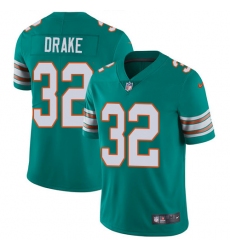 Men's Nike Miami Dolphins #32 Kenyan Drake Aqua Green Alternate Vapor Untouchable Limited Player NFL Jersey