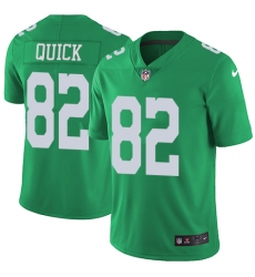 Youth Nike Philadelphia Eagles #82 Mike Quick Limited Green Rush Vapor Untouchable NFL Jersey