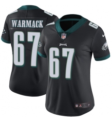 Women's Nike Philadelphia Eagles #67 Chance Warmack Black Alternate Vapor Untouchable Limited Player NFL Jersey