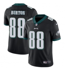 Men's Nike Philadelphia Eagles #88 Trey Burton Black Alternate Vapor Untouchable Limited Player NFL Jersey