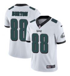 Men's Nike Philadelphia Eagles #88 Trey Burton White Vapor Untouchable Limited Player NFL Jersey