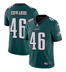 Youth Nike Philadelphia Eagles #46 Herman Edwards Midnight Green Team Color Vapor Untouchable Limited Player NFL Jersey