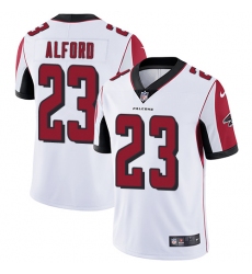 Men's Nike Atlanta Falcons #23 Robert Alford White Vapor Untouchable Limited Player NFL Jersey